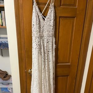 White bridal shower/anywhere dress